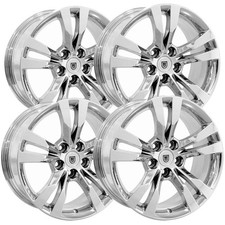 Set Of 4 Oe Wheels Ca15a 18x8.5 5x115 40mm Chrome Wheels Rims 18 Inch