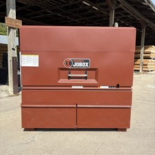 JOBOX 60" Heavy Duty Jobsite Chest - Site-Vault Piano Box with Drawers - Steel