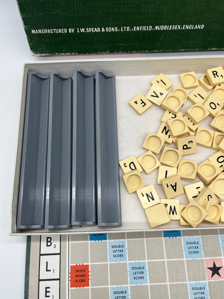 Scrabble Original Board Game Vintage ***100% Complete*** Spears Christmas Xmas - Image 3 of 4
