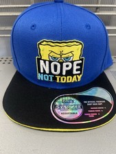 SPONGEBOB SQUAREPANTS SNAPBACK HAT. BRAND NEW. ONE SIZE FITS ALL