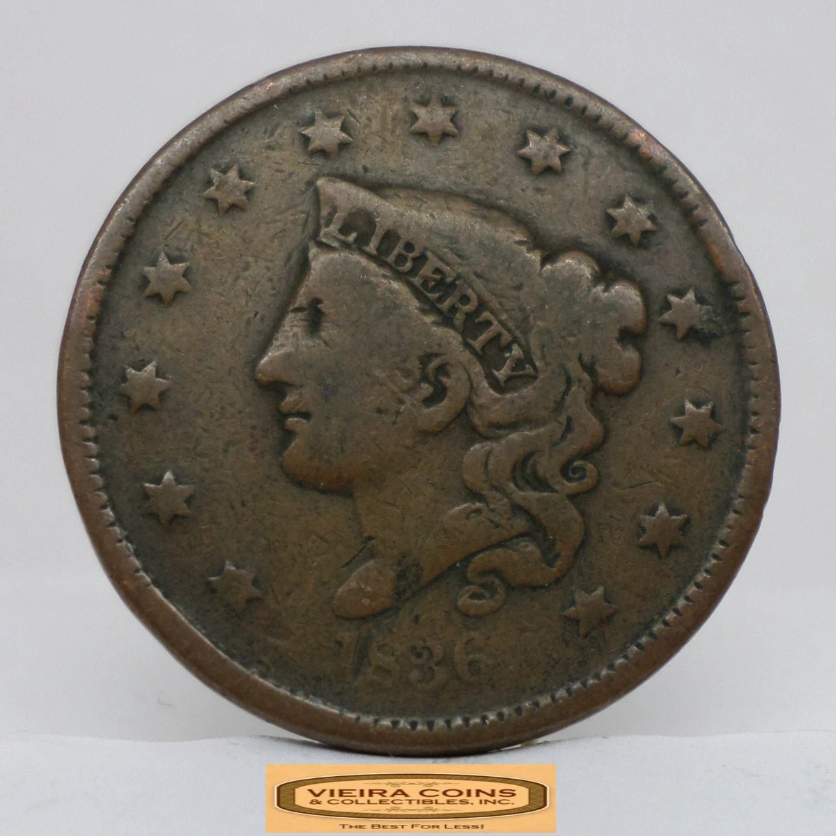 1836 Year Coronet Head US Large Cents (1816-1839) for sale | eBay 1836 Year Coronet Head US Large Cents (1816-1839) for sale | eBay