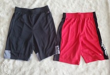 2 Piece Champion Shorts Youth 18-20 Red Black Gray Spell Out Logo