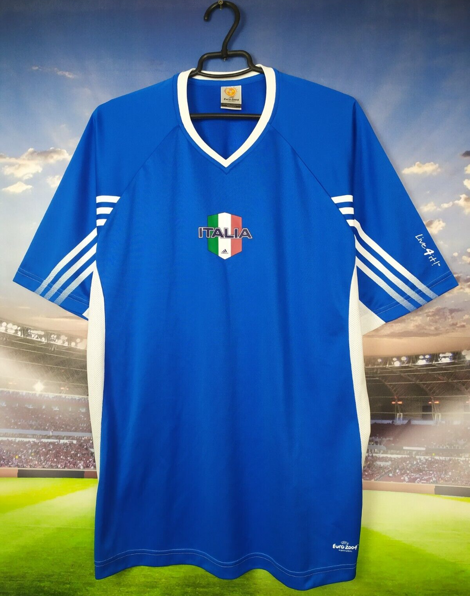 Adidas Euro 2004 Kits Italy Italia Team Training Jersey Football