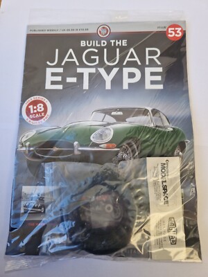 1/8 DEAGOSTINI BUILD YOUR OWN THE JAGUAR E-TYPE CAR ISSUE 53 INKL. TEIL
