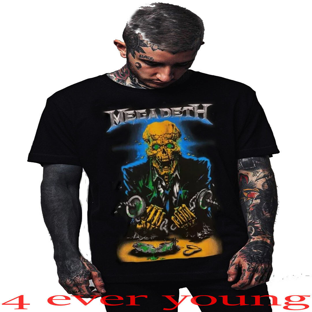 MEGADETH YELLOW SKULL THE CLASSIC ROCK PUNK ROCK T SHIRTS | eBay