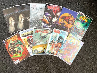 BAM BOX GEEK EXKLUSIVES COMICBUCH BÜNDEL ALLE VERPACKT UND GEPACKT BRANDNEU