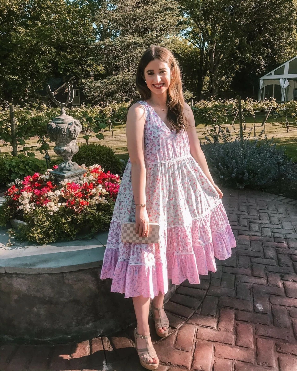 Target pink cheap floral dress