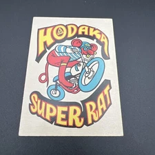 1972 DONRUSS SUPER CYCLES AMA STICKER #33 HODAKA SUPER RAT