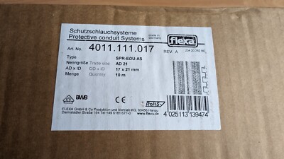 Flexa Metallschutzschlauch SPR-EDU-AS AD21 10m IP40 Zink Metall-Schutzschläuche