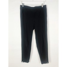 Athleta Pants Women 8 Black Pull On Zipper Pockets Athleisure Casual Travel Hike