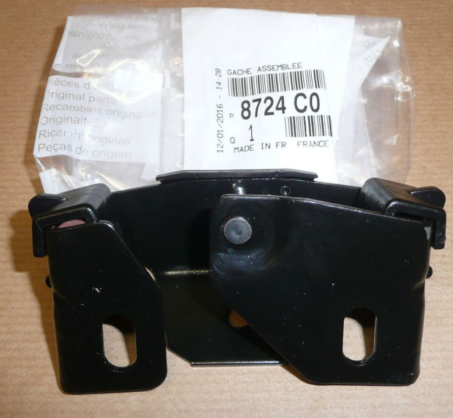 Serrure de coffre 8724.C0 Peugeot 206 idéale pour sécuriser vos bagages lors des trajets