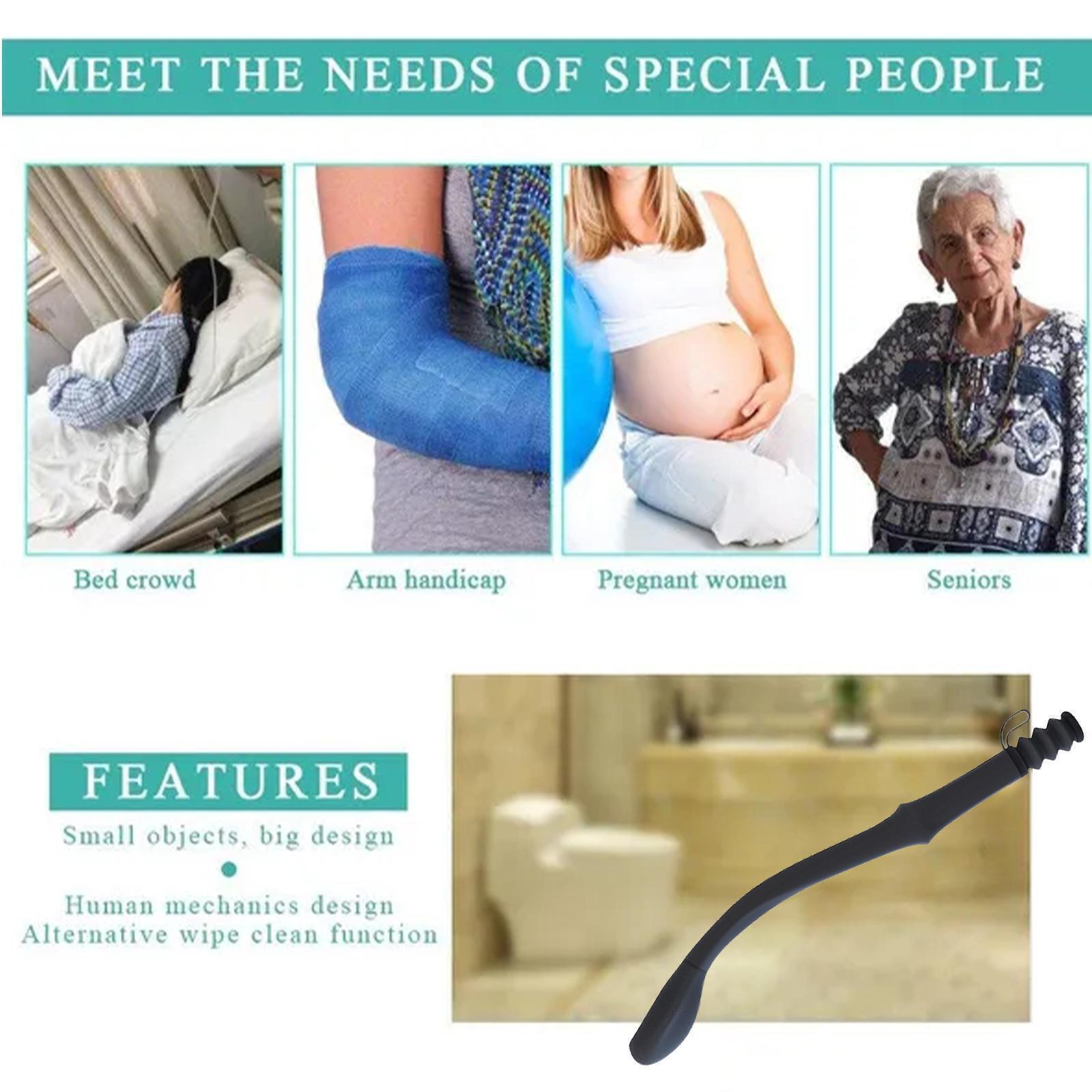 Mobility Obese Elderly Bottom Wiper Toilet Aid Disability Wipers B7 New Q9G5 eBay