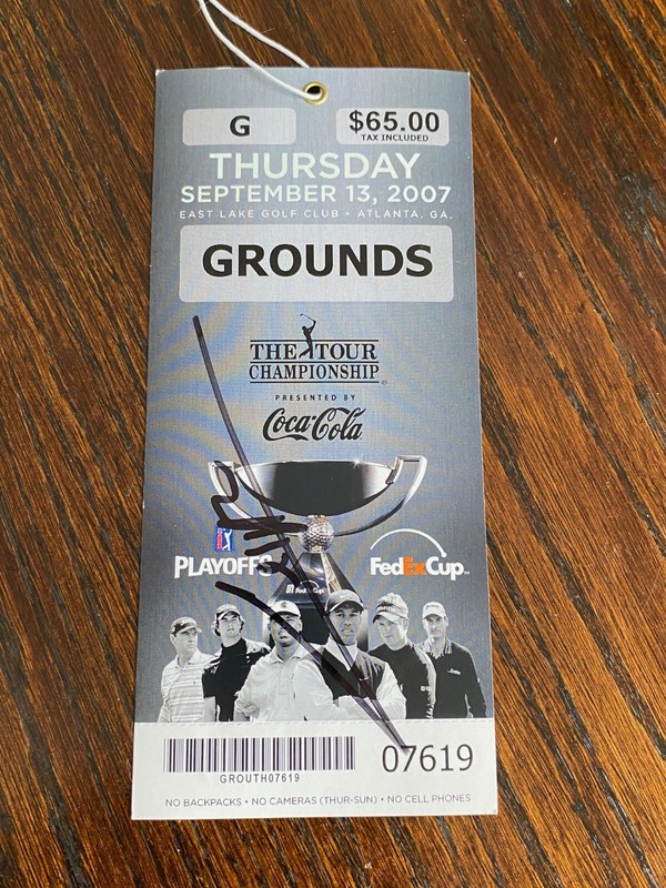 Camilo Villegas Autographed Signed Autographed PGA Tour Championship Fed Ex Cup