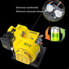 Vehículo Eléctrico 5KW Gasolina Generador Rango Extensor Arranque Eléctrico 48V-72V