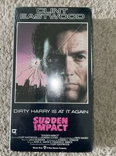 Sudden Impact VHS, 1990 Dirty Harry Brand New Sealed Clint Eastwood