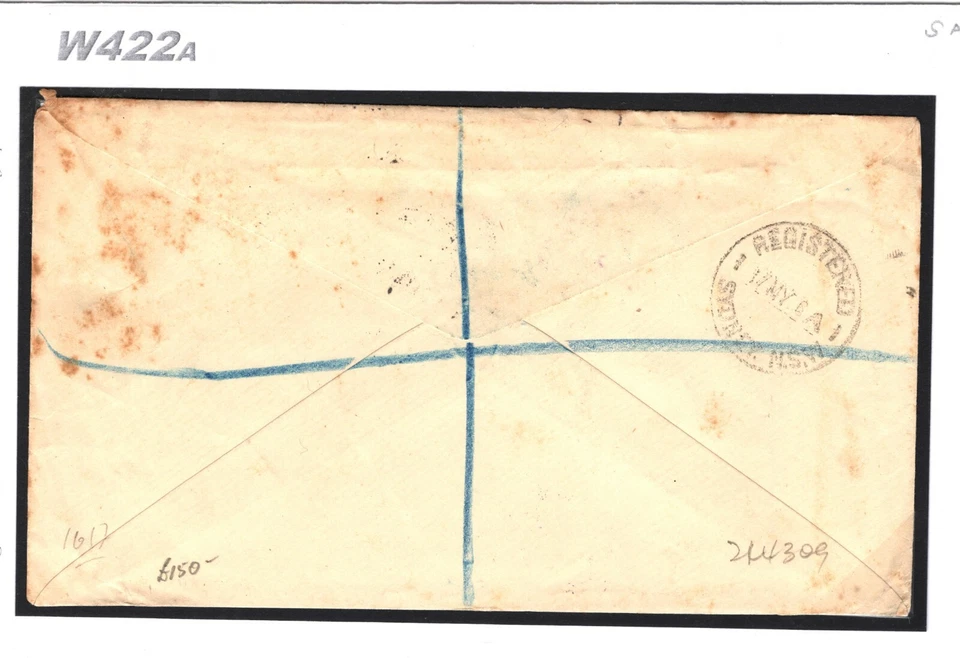 SAMOA WW1 Cover *Censor 2* 1916 NZ Overprints Sydney NSW {samwells-covers}W422a - Image 3 of 4