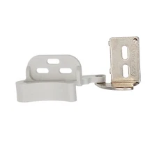 Amerock Marathon Nickel and White 3/8" Inset CM2604-14 Concealed Knife Hinge