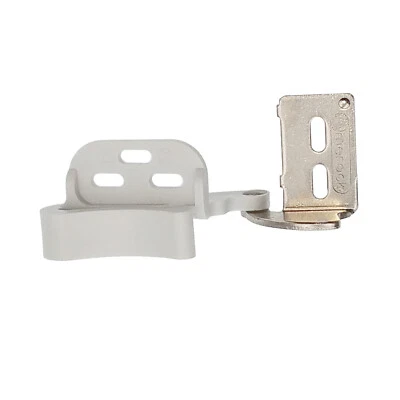Amerock Marathon Nickel and White 3/8" Inset CM2604-14 Concealed Knife Hinge