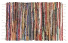 Chindi Hand Woven Cotton Blend Rag Rug 20"x30" Multi-Color Ships Assorted Colors