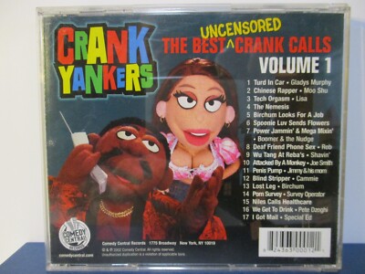 CRANK YANKERS - Best Uncensored Crank Calls Vol 1 - CD - MINT cond