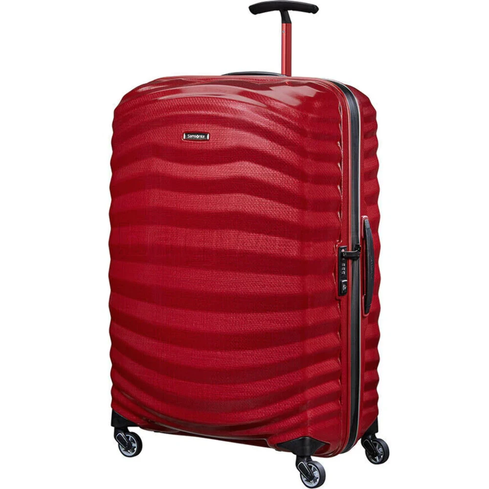 Samsonite Lite Shock Sport Large 75cm Hardside Suitcase Bright Red