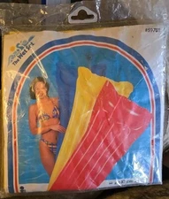 Intex The Wet Set Yellow Inflatable 1999 Pool Float Lounger 72"x 27" New NOS- G4