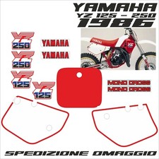 kit Adesivi in kristal YAMAHA YZ 125 250 490  1986