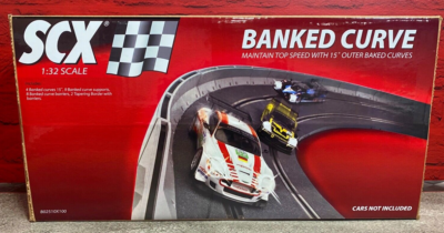 SCX 1/32 Scale DIGITAL BANKED CURVE SET - Used - RETIRED | eBay