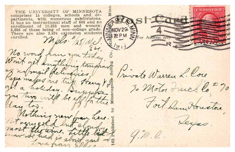 Postcard SCHOOL SCENE Minneapolis St. Paul Minnesota MN 10/19 AP5191