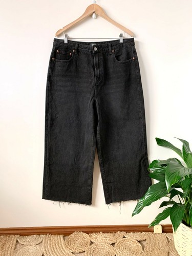 SPORTSGIRL high rise wide leg black 