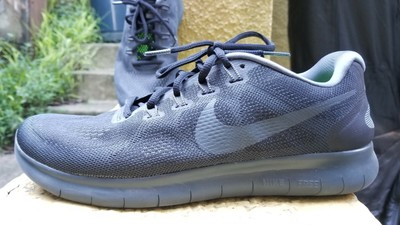 Nike Free RN 2017 880839-003 Running Shoes, Men's Size 9.5, Black