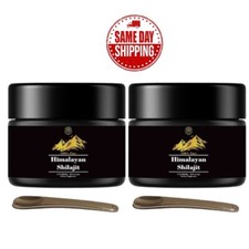 2pc Premium Himalayan Pure Shilajit Soft Resin,Organic,