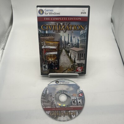 Sid Meier's Civilization IV: The Complete Edition (2009, PC, Windows)
