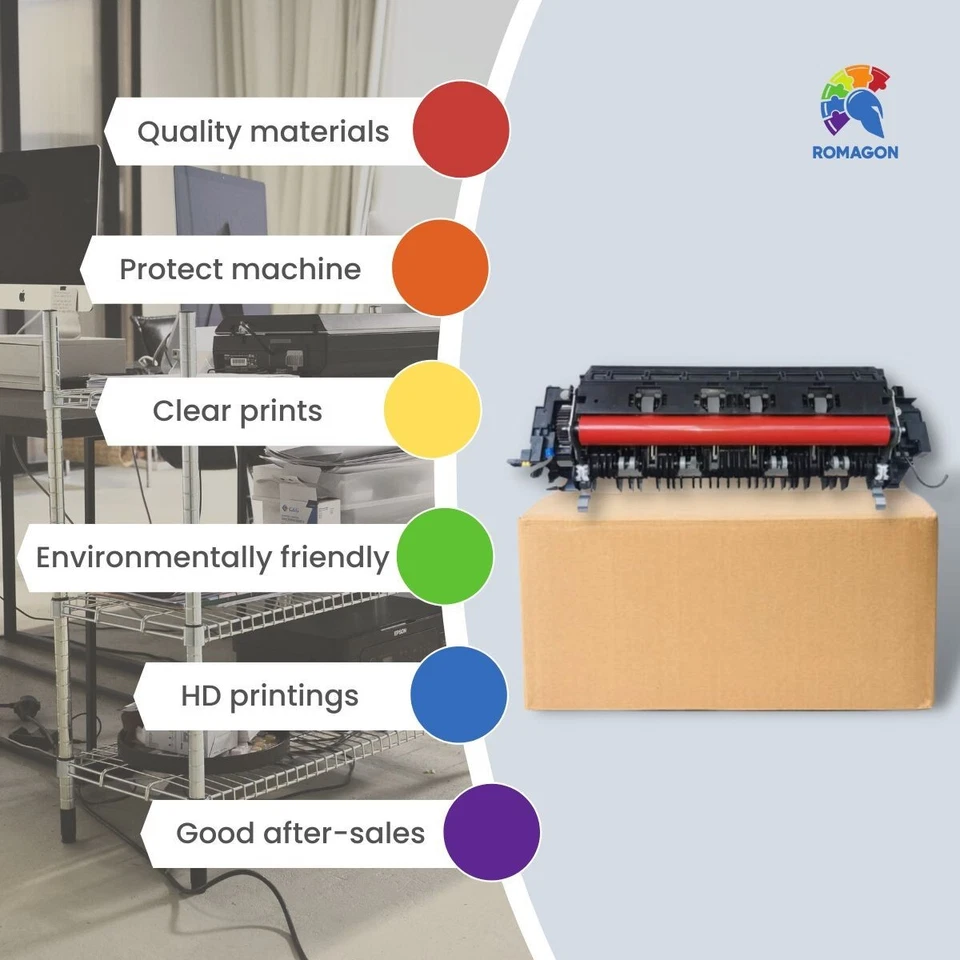 Unidad de fusor (fijación) Romagon D00N0D001-RG - 115 voltios para Brother Foto 4 de 4