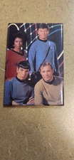 Star Trek Captain Kirk, Spok, Uhura, Leonard McCoy 1993 ATA-BOY magnet