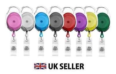 QUANTUM LEAP Retractable Badge Reels – Yoyo Style ID Card Holders for Work, School pass - lot