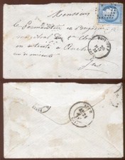 Old Classic Cover, S017 France Sc58 Ceres, May. 20. 1873.