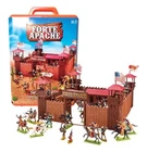 Fort Apache Vintage Old West Cowboy Figuras Indianas Super Battle Playset Marx