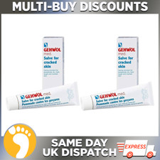 Gehwol Med Salve for Cracked Skin 125ml Tube x 2 | For Severe Dry / Rough Skin