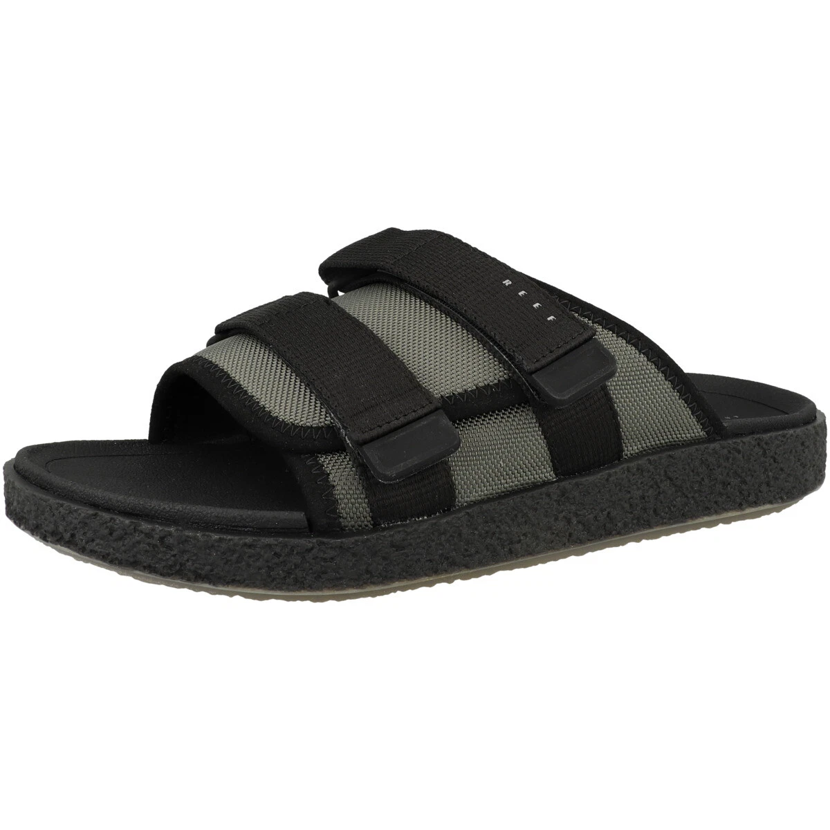 Sandales Reef Fanning Slide Pour Homme - Modèle Orion Noir/bleu, Pointure 35 EU, Synthétique