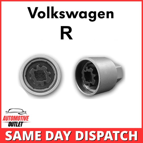 MASTER LOCKING WHEEL SECURITY BOLT KEY ANTI THEFT FOR VOLKSWAGEN NUMBER 535, R