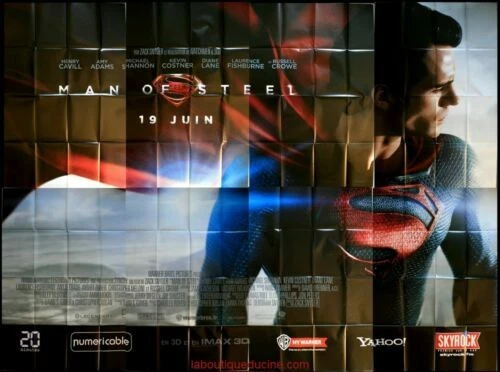 Filmposter mit Superman