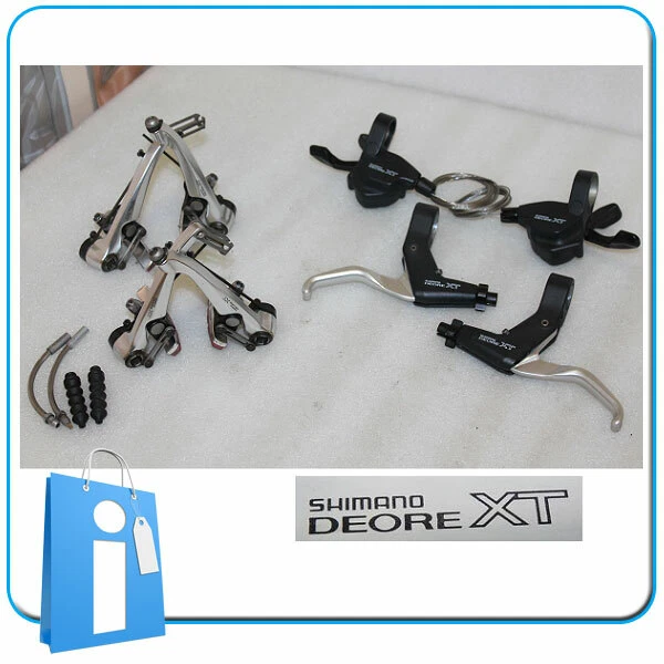 mtb brake bridge shift controllers Shimano XT M739 8v SL M739 BL M739 BR M73