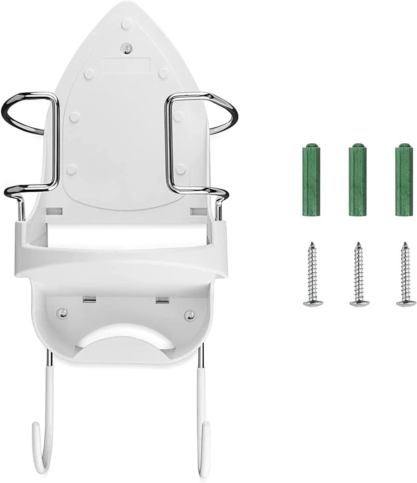 Ironing Board Storage Rack with Movable Hook for Laundry Room - Image 2 of 4
