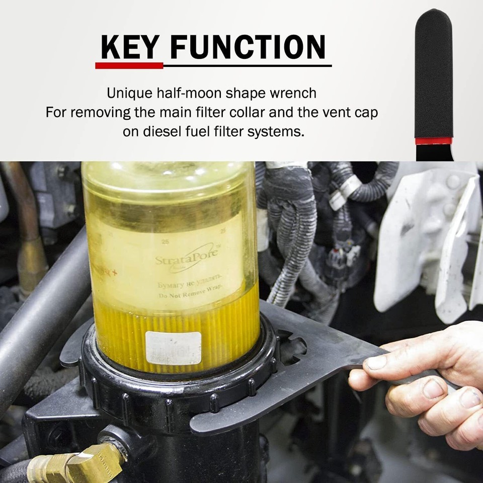 Diesel Fuel Filter Wrench Oil Filter Removal Tool for 6" 61110 Kenworth