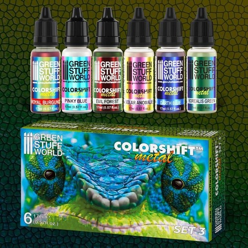 GREEN STUFF WORLD Colorshift Chameleon Acrylic Paint Set 3 eBay