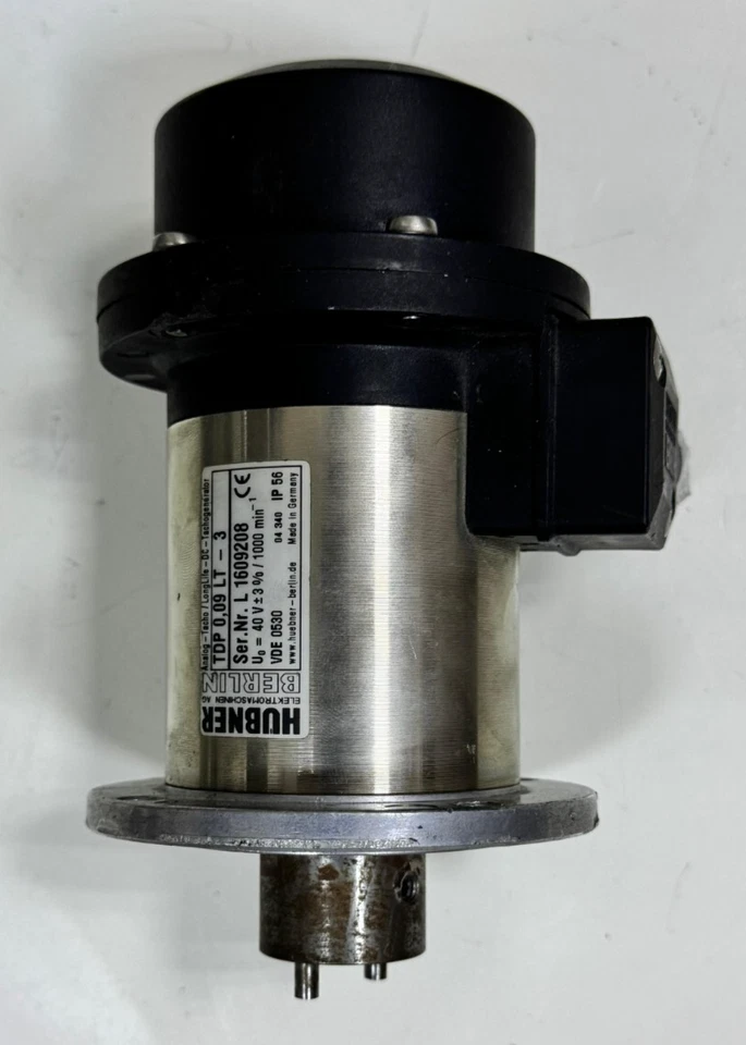 Hübner TDP 0.09 LT-3 Analog DC Tachogenerator | 40V per 1000 RPM- Germany - Image 3 of 4