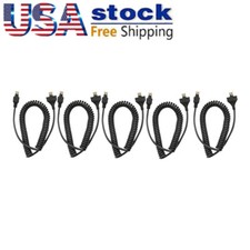 5x Radio Microphone Cord Cable With 8 Pin Connector For KMC-27B KMC-30 KMC-32