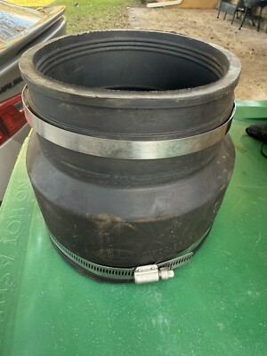 Mission MR 02-66 6-in. Clay x 6-in. SCH 40 PVC/Iron Pipe Flexible Coupling
