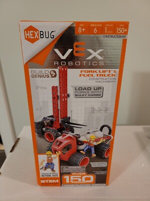 NIB Hexbug VEX Robotics Fork Lift & Fuel Truck Construction Set Snap Pieces